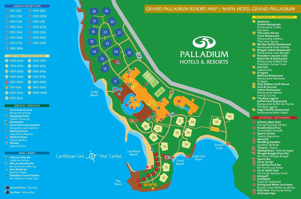 ਨਕਸ਼ਾ ਦੇ grand palladium ਜਮਾਇਕਾ resort