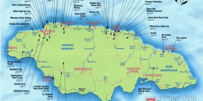 ਨਕਸ਼ਾ ਦੇ ਖੂਨੀ ਬੇ ਜਮਾਇਕਾ resort 
